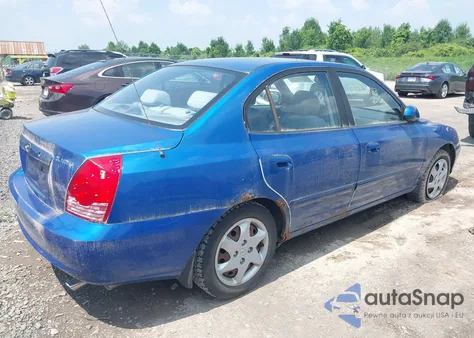 2006 Hyundai Elantra Gls/Limited z USA, uszkodzony, nr VIN KMHDN46D16U234620